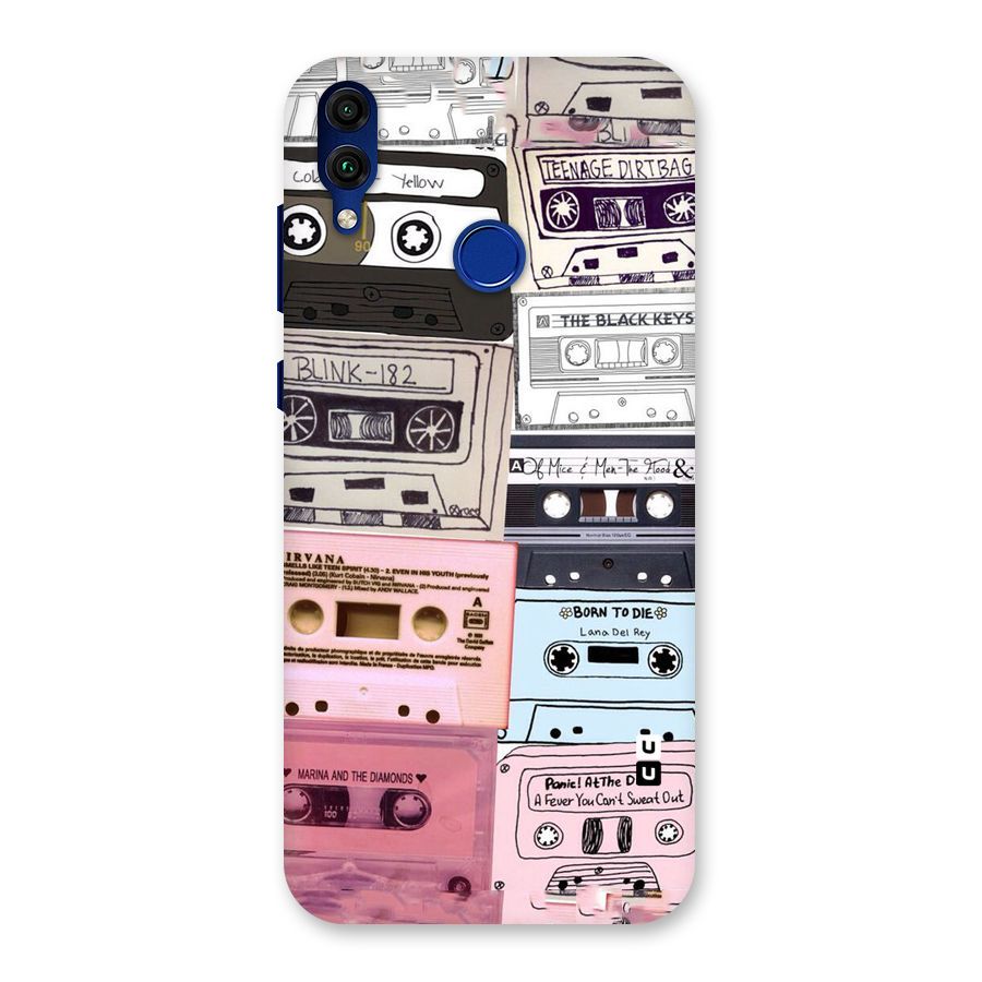 Casette Rolling Back Case for Honor 8C