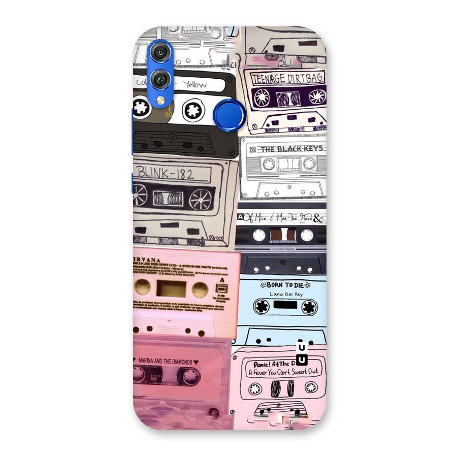 Casette Rolling Back Case for Honor 8X