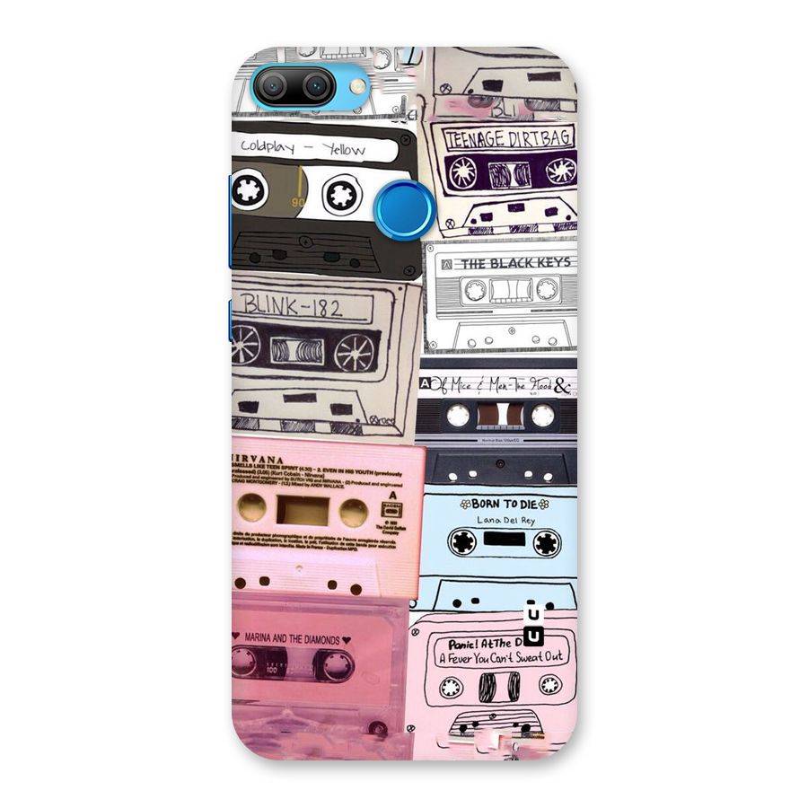 Casette Rolling Back Case for Honor 9N