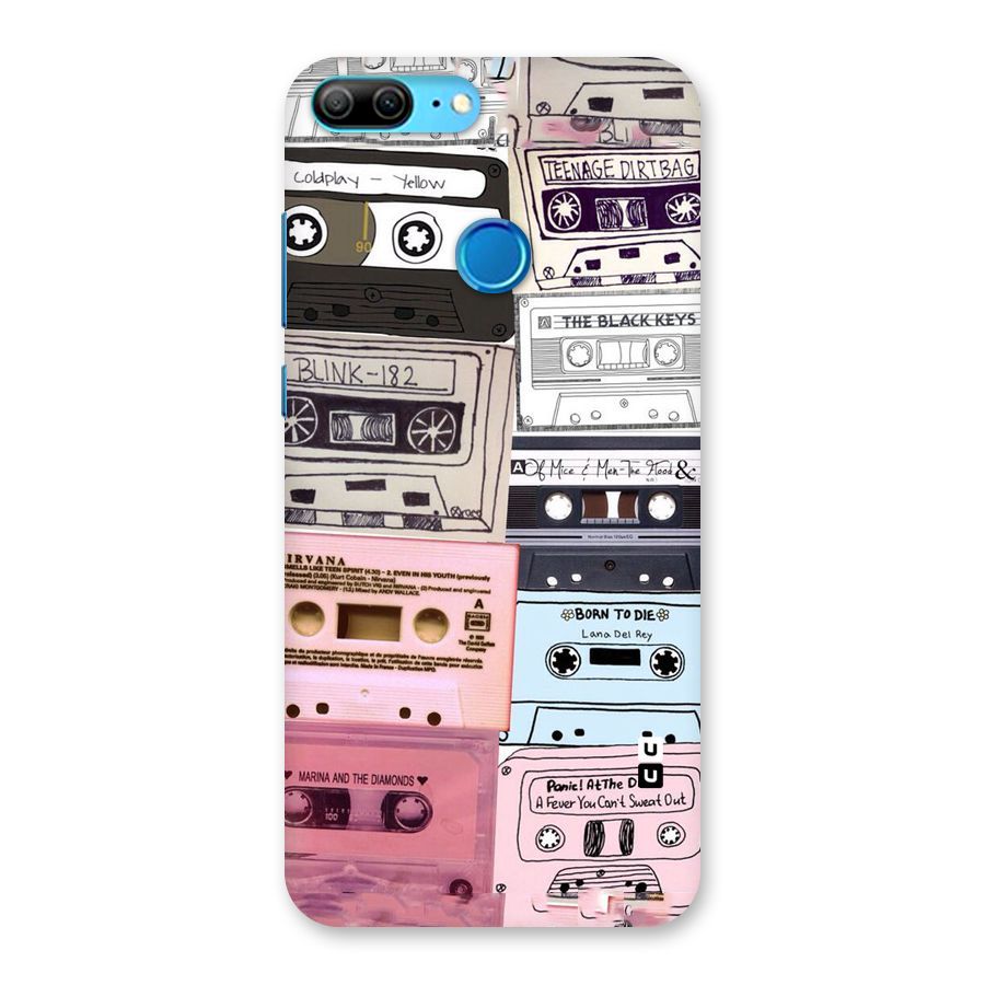 Casette Rolling Back Case for Honor 9 Lite