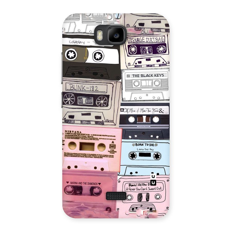 Casette Rolling Back Case for Honor Bee