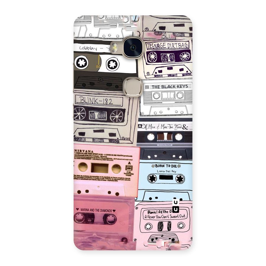 Casette Rolling Back Case for Huawei Honor 5X