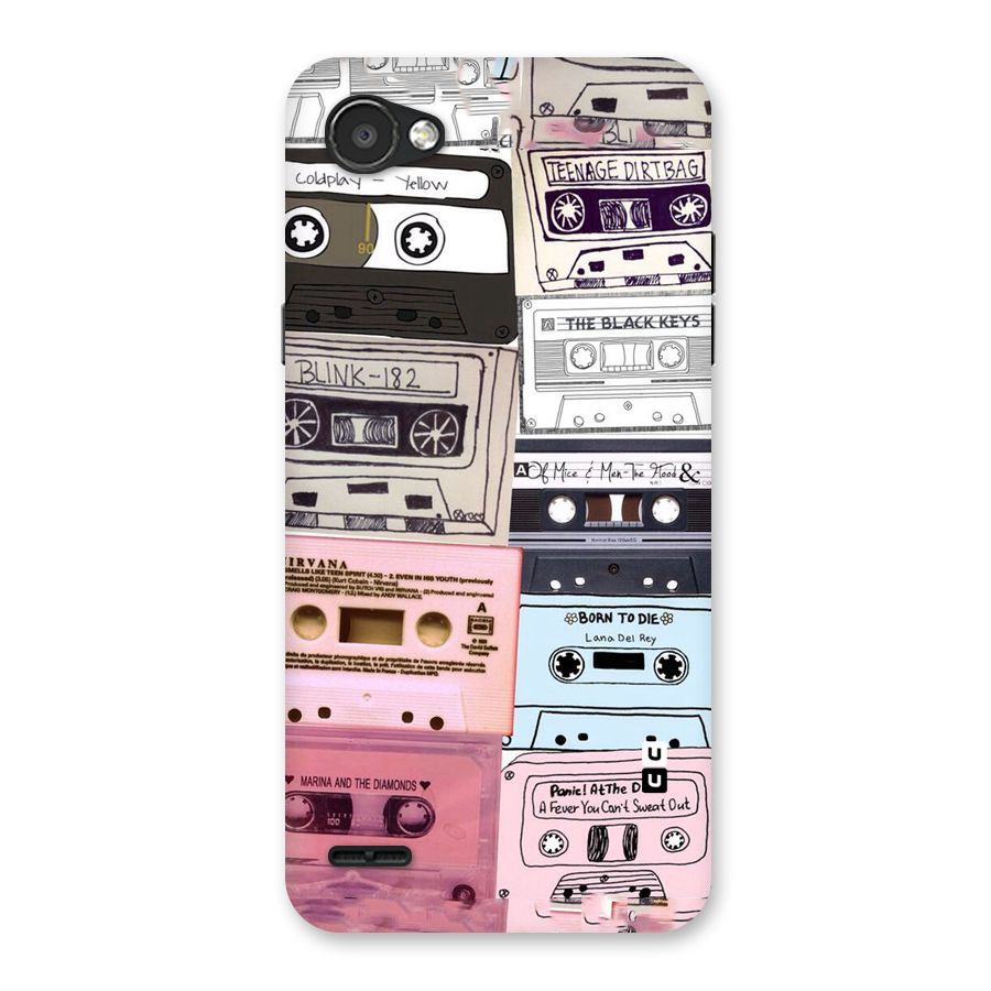 Casette Rolling Back Case for LG Q6
