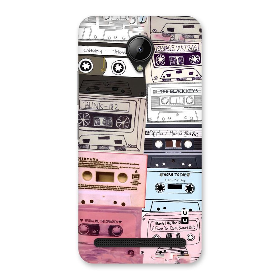 Casette Rolling Back Case for Lenovo C2