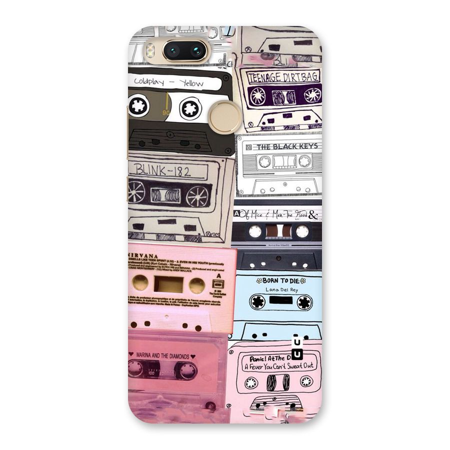 Casette Rolling Back Case for Mi A1