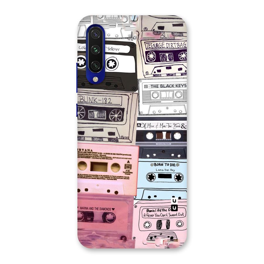 Casette Rolling Back Case for Mi A3