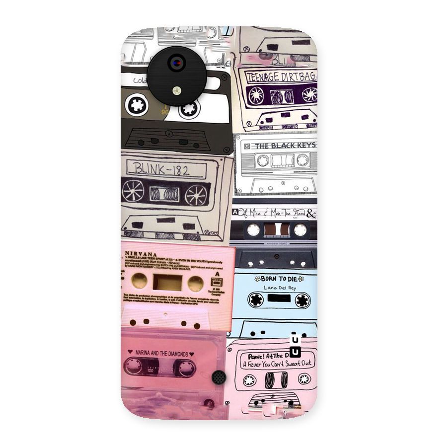 Casette Rolling Back Case for Micromax Canvas A1