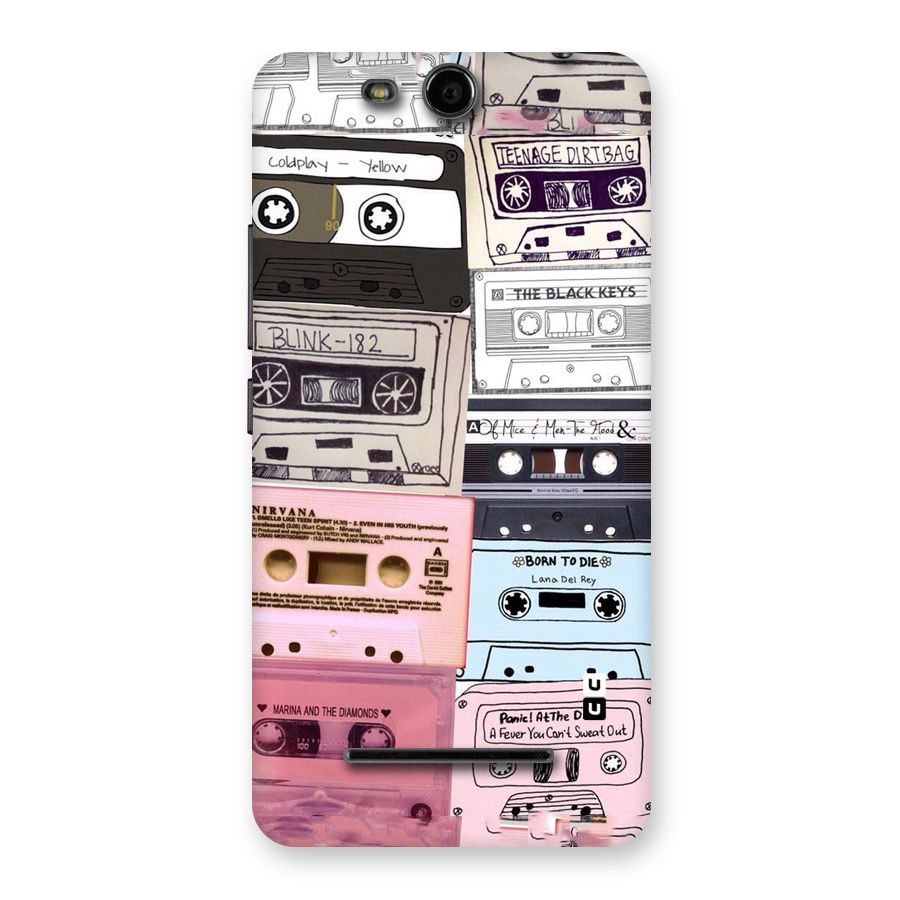 Casette Rolling Back Case for Micromax Canvas Juice 3 Q392