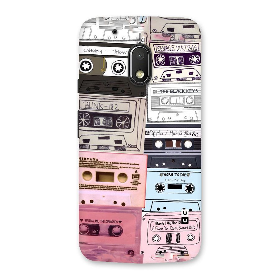 Casette Rolling Back Case for Moto G4 Play