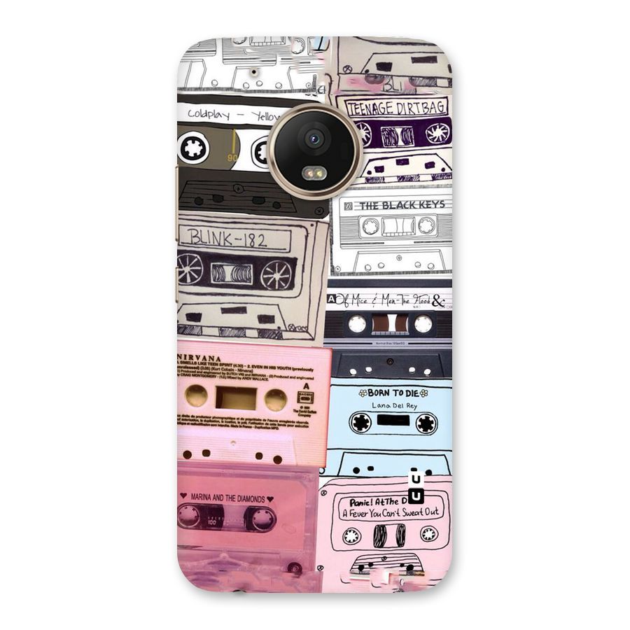 Casette Rolling Back Case for Moto G5 Plus