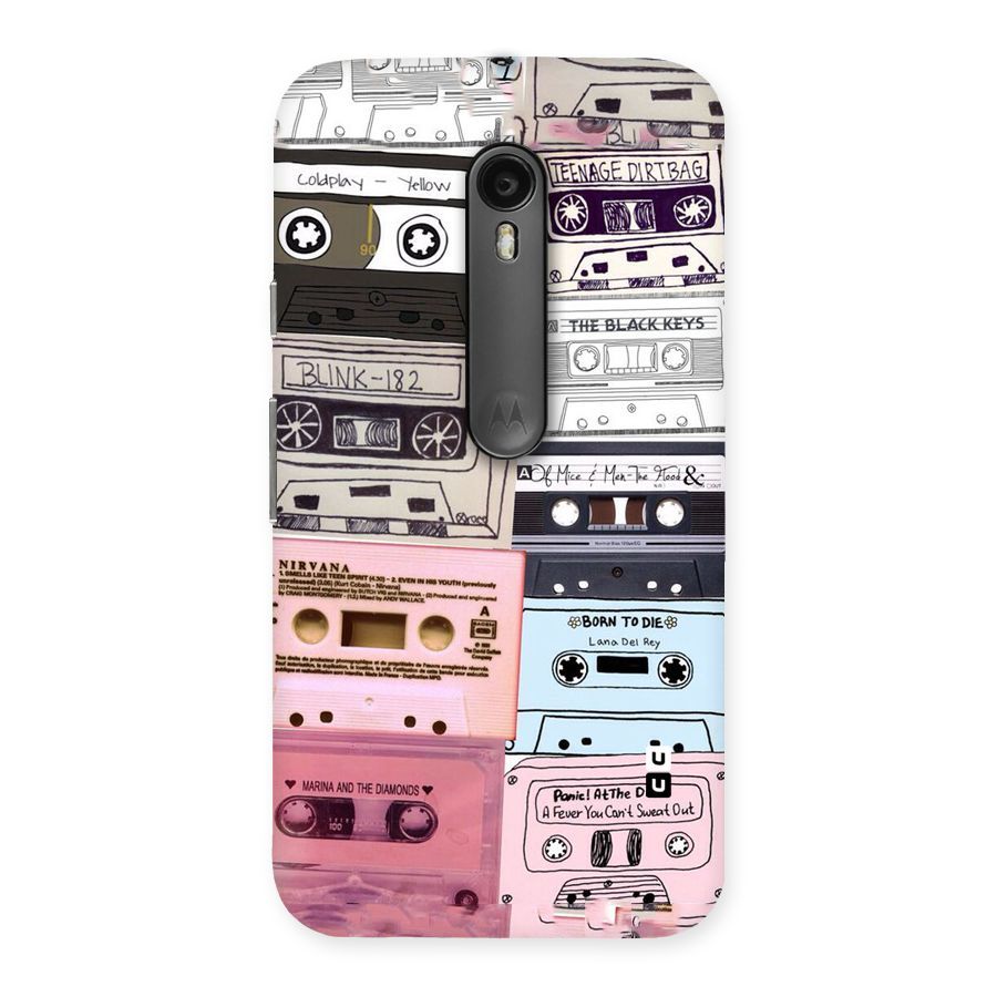Casette Rolling Back Case for Moto G Turbo