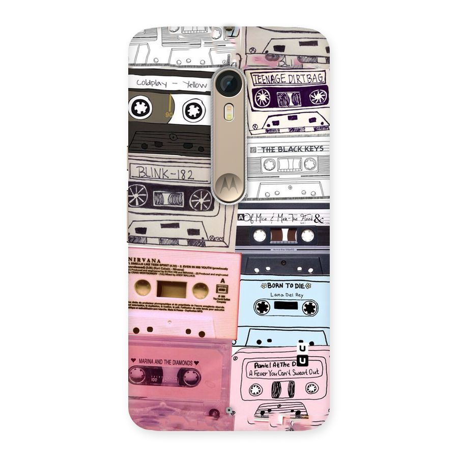 Casette Rolling Back Case for Motorola Moto X Style