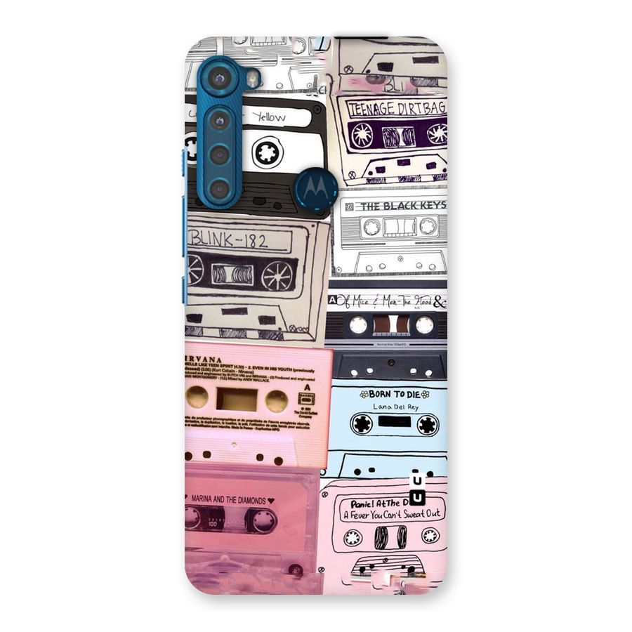 Casette Rolling Back Case for Motorola One Fusion Plus