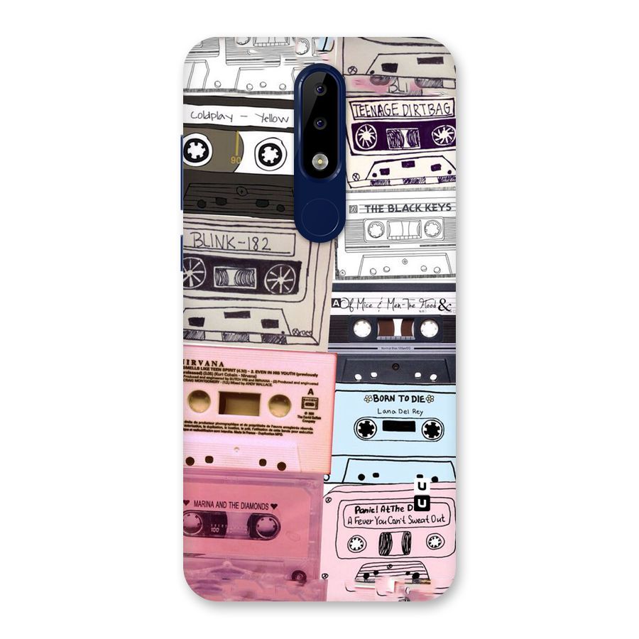 Casette Rolling Back Case for Nokia 5.1 Plus