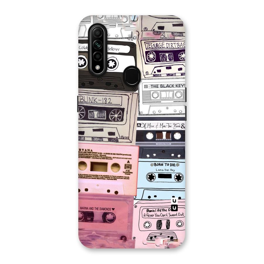 Casette Rolling Back Case for Oppo A31