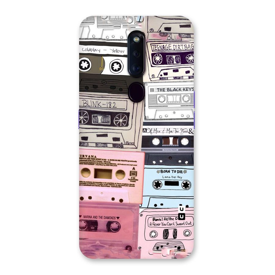 Casette Rolling Back Case for Oppo F11 Pro