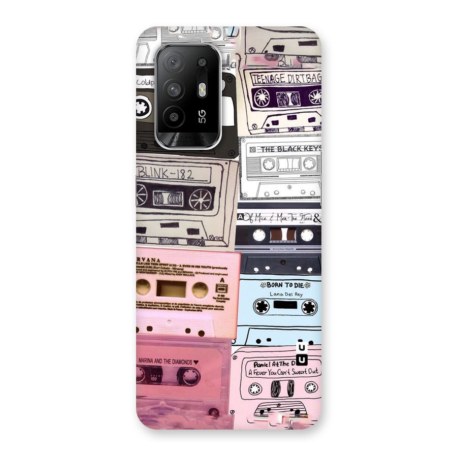Casette Rolling Back Case for Oppo F19 Pro Plus 5G