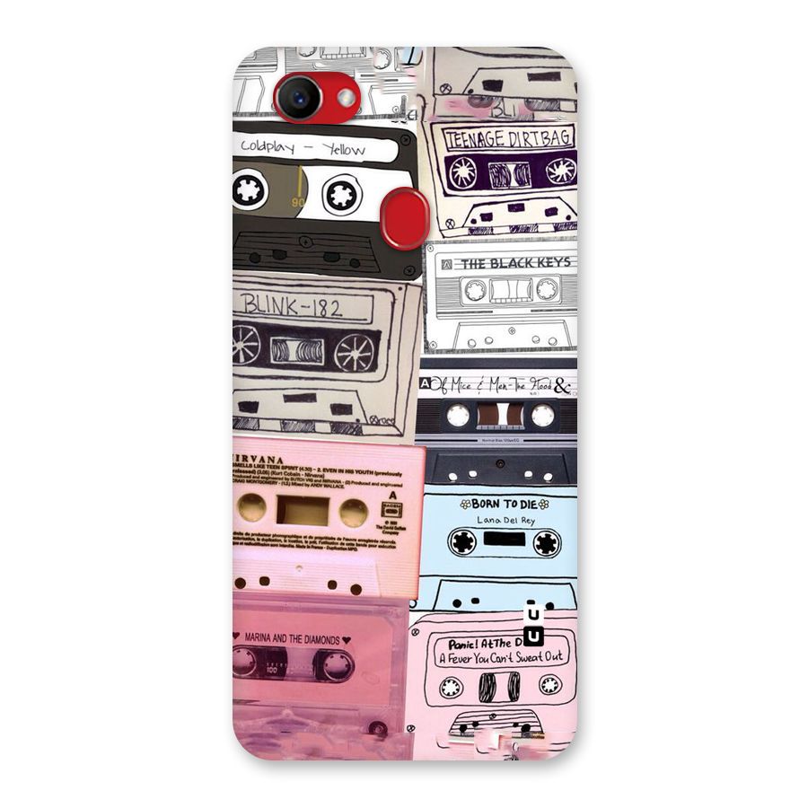 Casette Rolling Back Case for Oppo F7