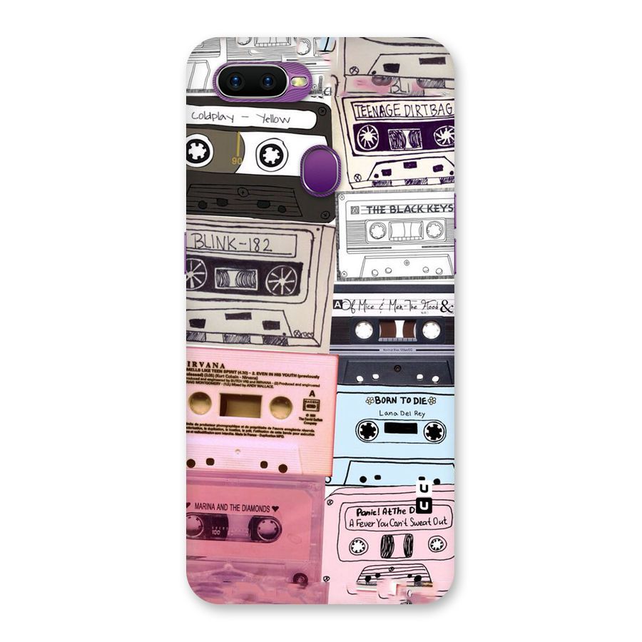 Casette Rolling Back Case for Oppo F9
