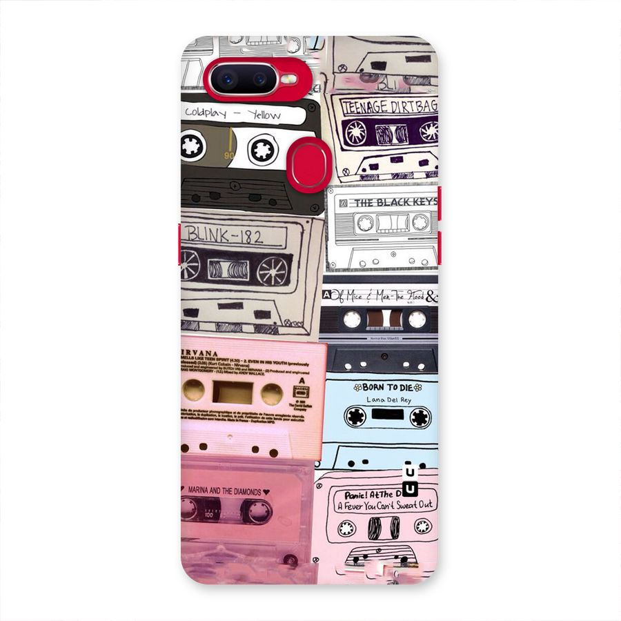 Casette Rolling Back Case for Oppo F9 Pro