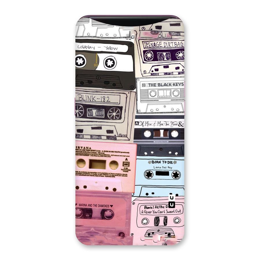 Casette Rolling Back Case for Oppo Find X