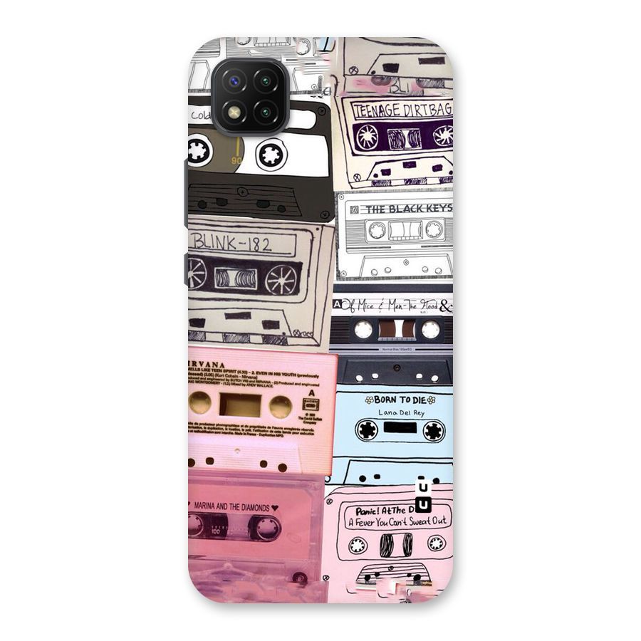 Casette Rolling Back Case for Poco C3
