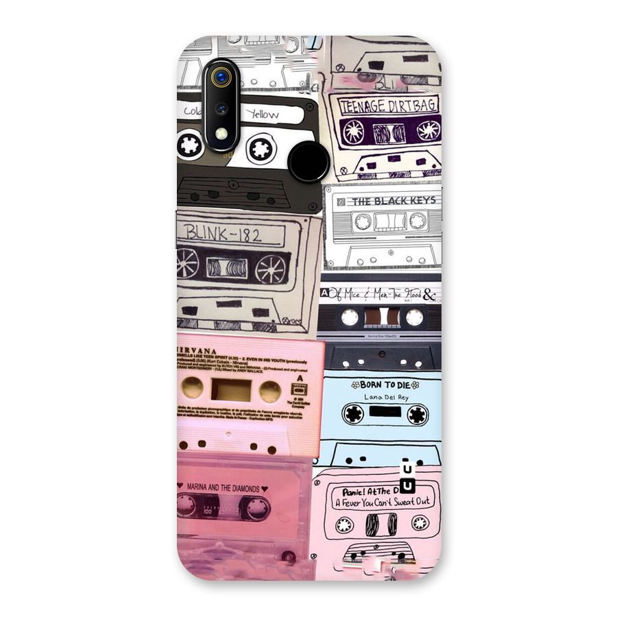 Casette Rolling Back Case for Realme 3