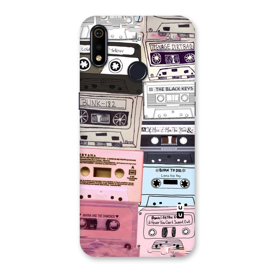 Casette Rolling Back Case for Realme 3i