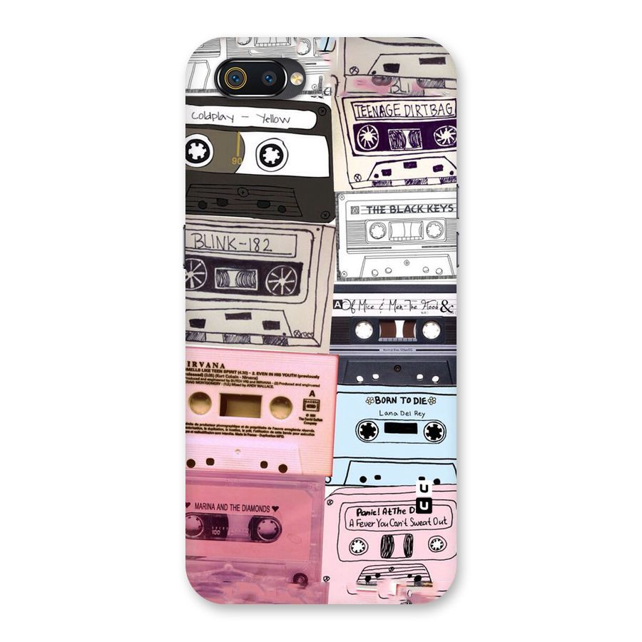 Casette Rolling Back Case for Realme C2