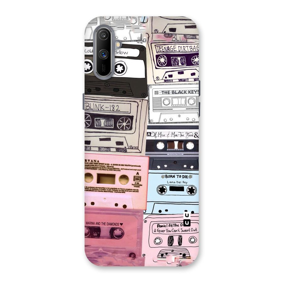 Casette Rolling Back Case for Realme C3