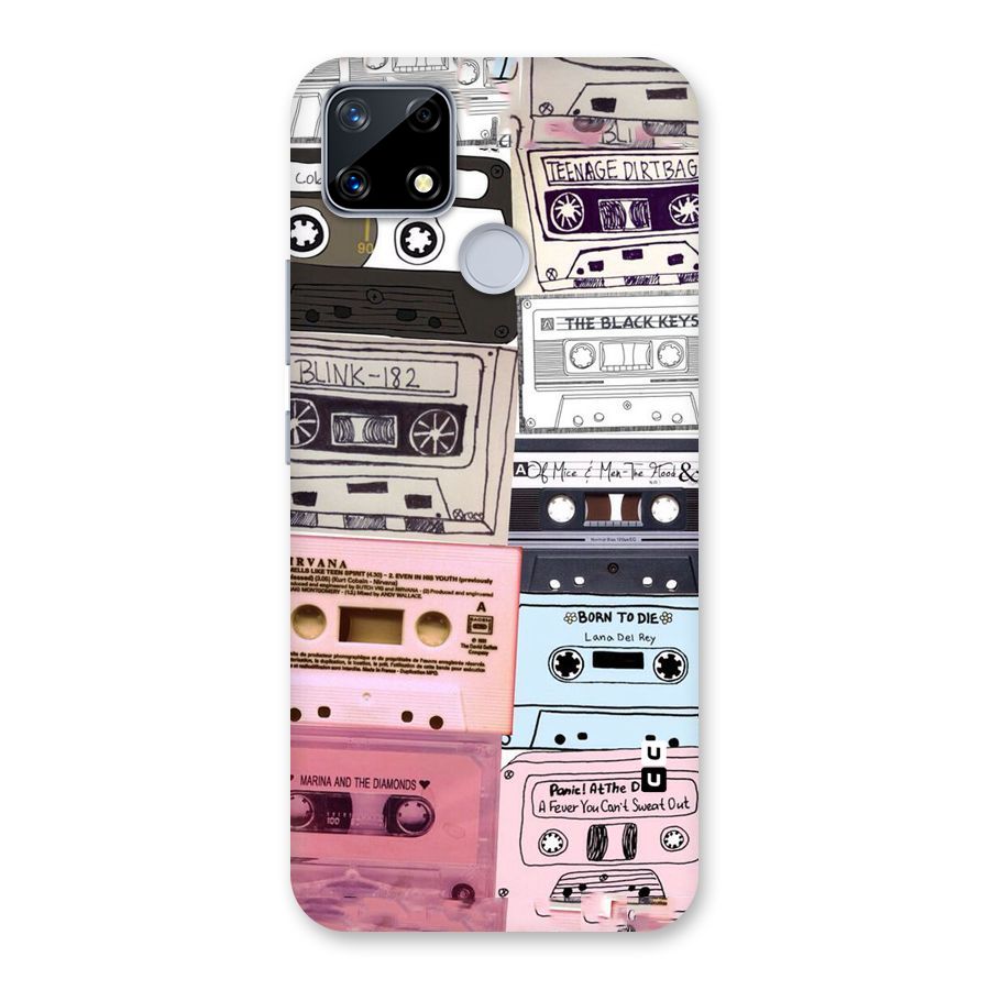 Casette Rolling Back Case for Realme Narzo 20