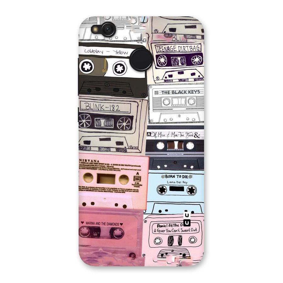 Casette Rolling Back Case for Redmi 4