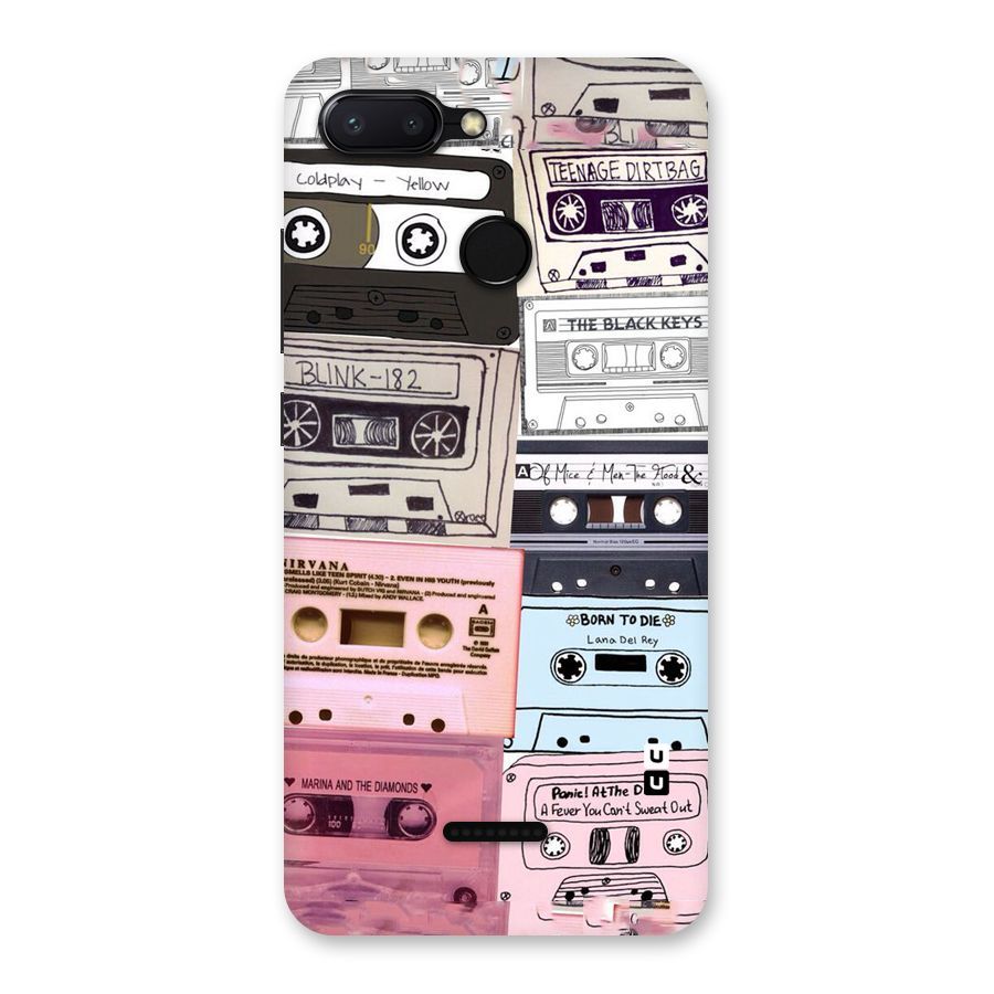 Casette Rolling Back Case for Redmi 6