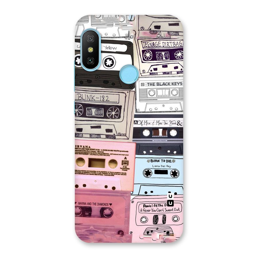 Casette Rolling Back Case for Redmi 6 Pro
