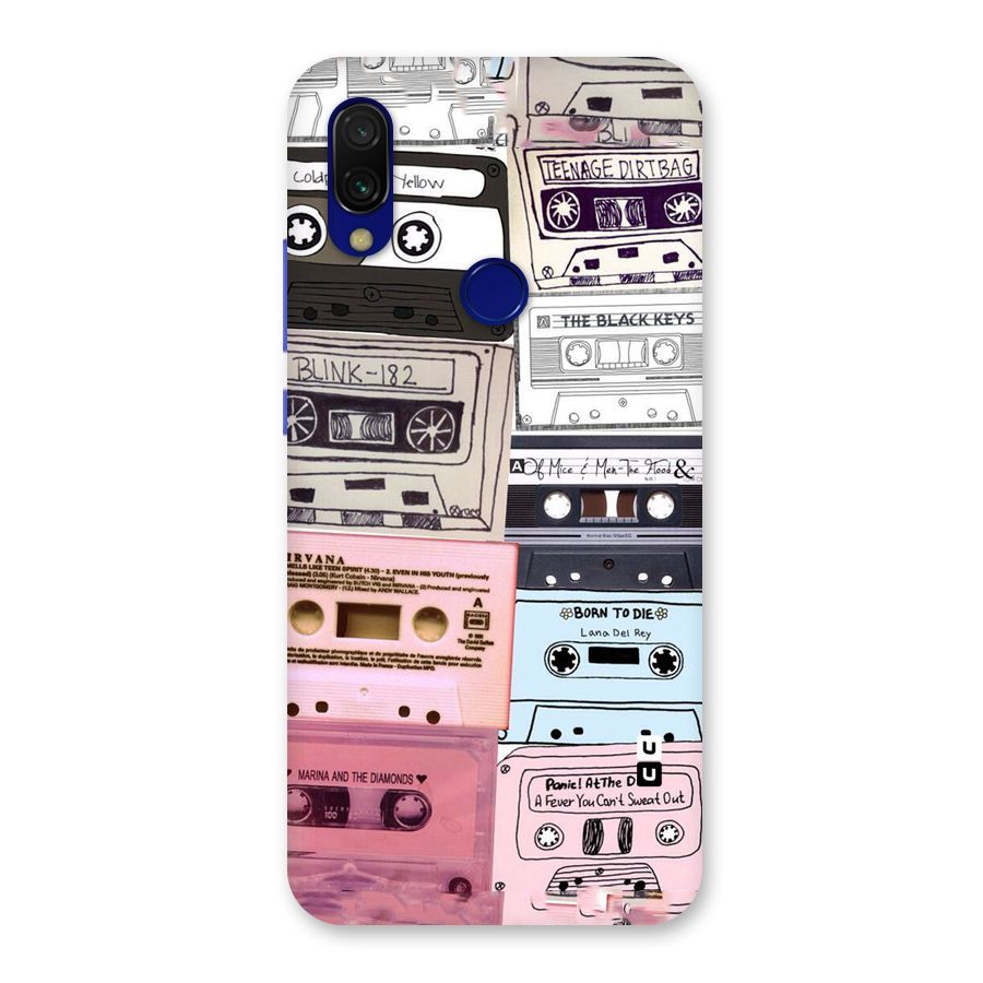 Casette Rolling Back Case for Redmi 7