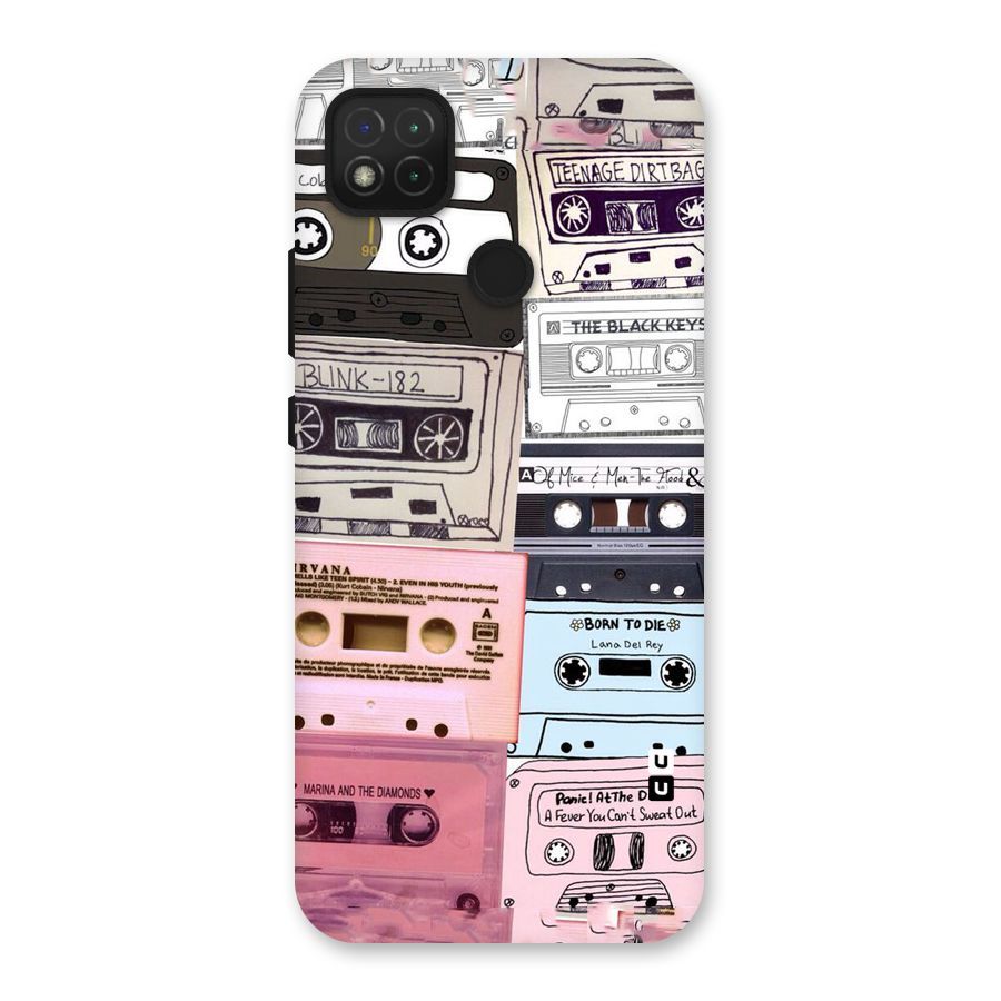 Casette Rolling Back Case for Redmi 9