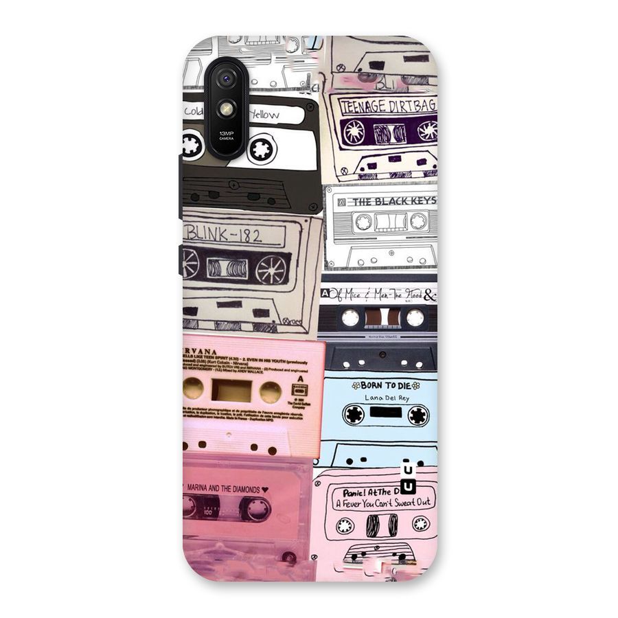Casette Rolling Back Case for Redmi 9A