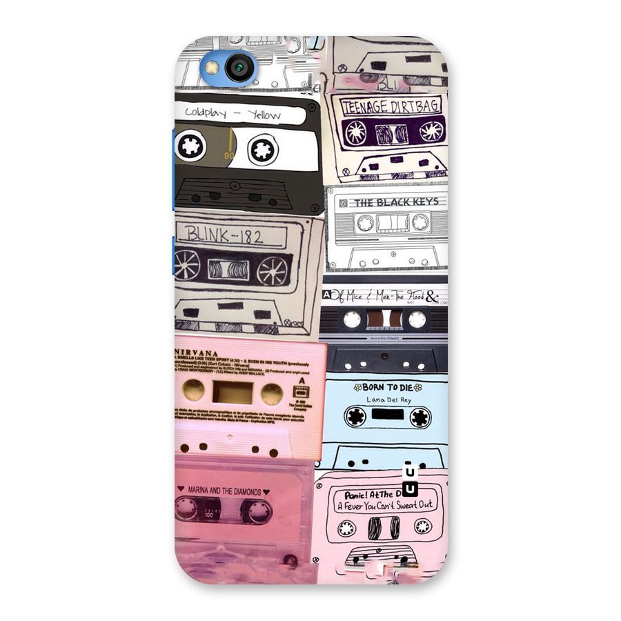 Casette Rolling Back Case for Redmi Go