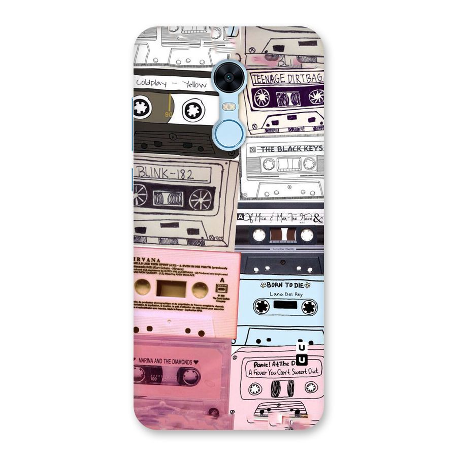 Casette Rolling Back Case for Redmi Note 5