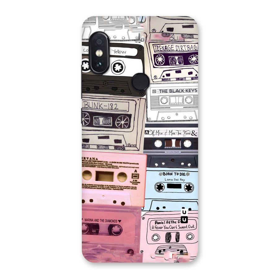 Casette Rolling Back Case for Redmi Note 5 Pro
