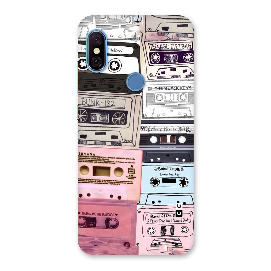 Casette Rolling Back Case for Redmi Note 6 Pro