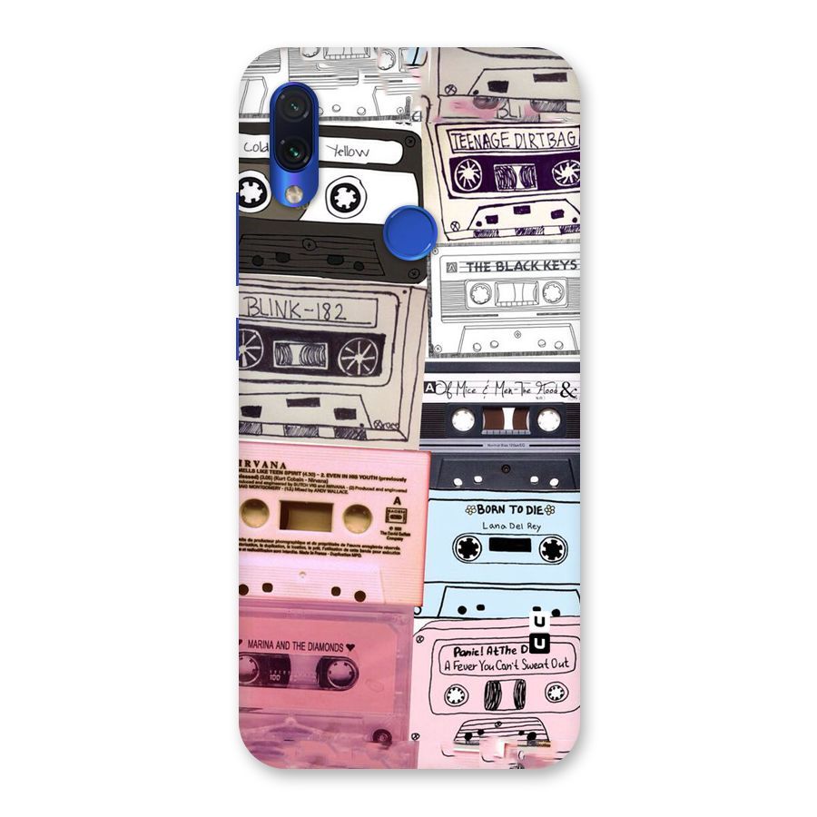 Casette Rolling Back Case for Redmi Note 7