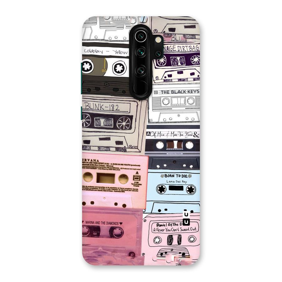 Casette Rolling Back Case for Redmi Note 8 Pro