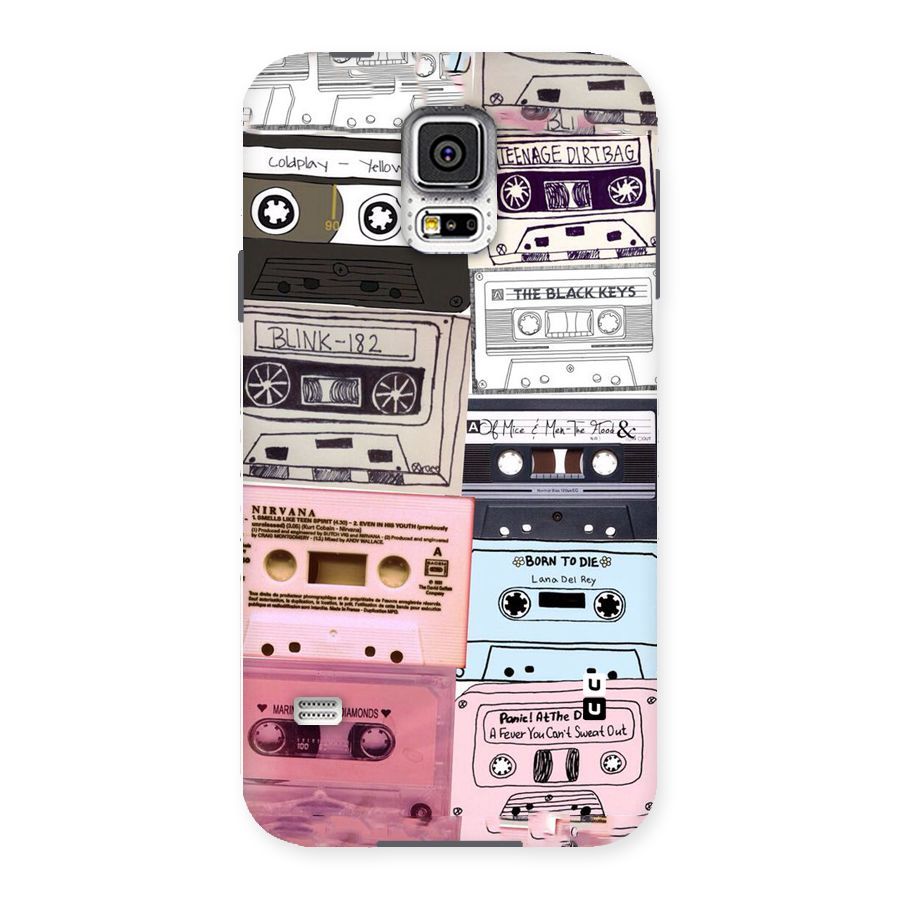 Casette Rolling Back Case for Samsung Galaxy S5