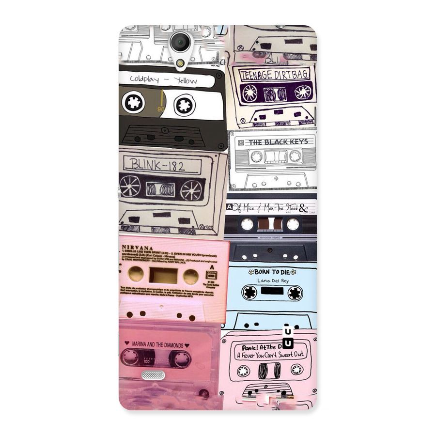 Casette Rolling Back Case for Sony Xperia C4