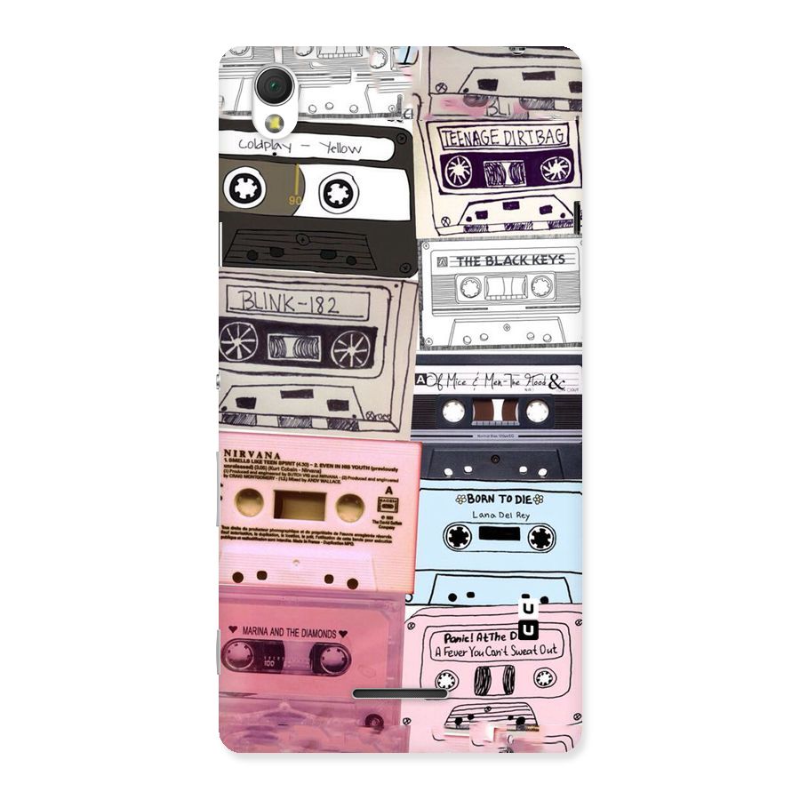 Casette Rolling Back Case for Sony Xperia T3