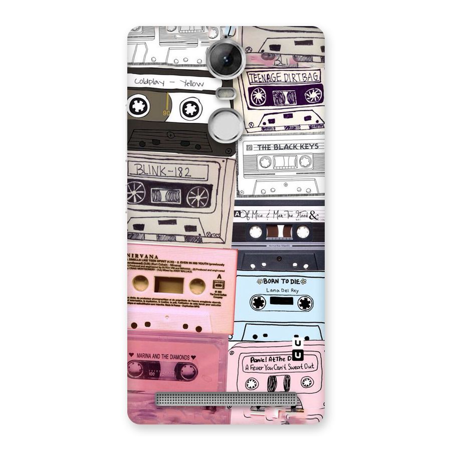Casette Rolling Back Case for Vibe K5 Note
