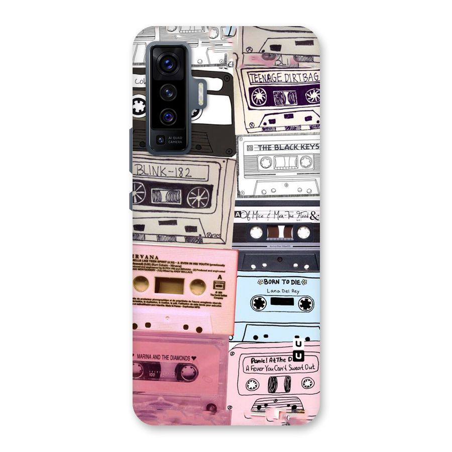 Casette Rolling Back Case for Vivo X50