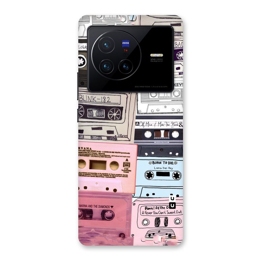 Casette Rolling Back Case for Vivo X80