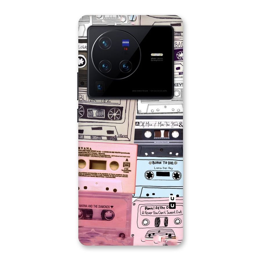 Casette Rolling Back Case for Vivo X80 Pro